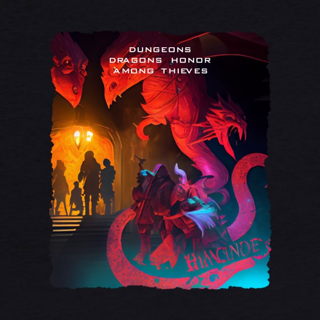 Dungeons & Dragons: Honor Among Thieves 2023 by Pixy Official